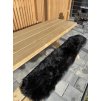Schapenvacht double zwart 180 × 65 cm
