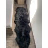 Schapenvacht double zwart 180 × 65 cm