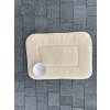 Lamwollen mat voor huisdieren – wit