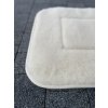 Lamwollen mat voor huisdieren – wit