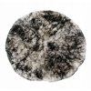 Rond schapenvacht vloerkleed mouflon