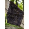 Schapenvacht vloerkleed bruin