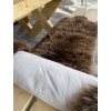 Schapenvacht double bruin 180 × 65 cm