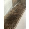 Schapenvacht double bruin 180 × 65 cm