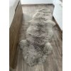 Schapenvacht double grijs 180 × 65 cm