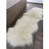 Schapenvacht double wit 180 × 65 cm