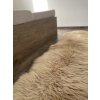 Schapenvacht double beige 180 × 65 cm