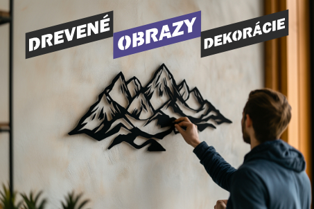 Drevené obrazy a dekorácie