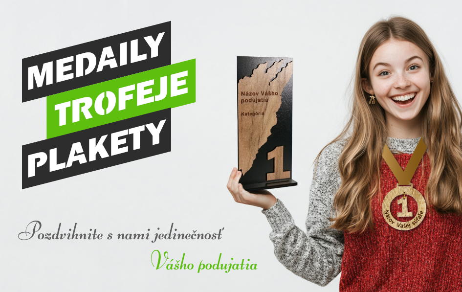 Drevené medaily, trofeje a ocenenia na mieru