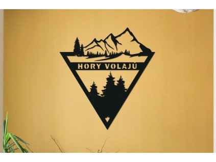 Hory volajú - drevený obraz na stenu