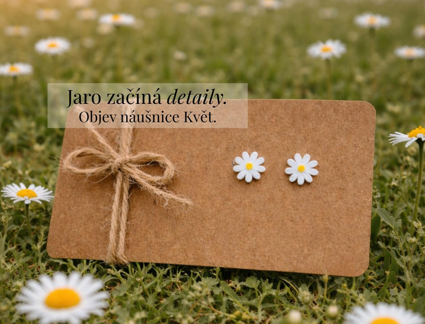 Jaro začíná detaily. Objev náušnice Sněženky.