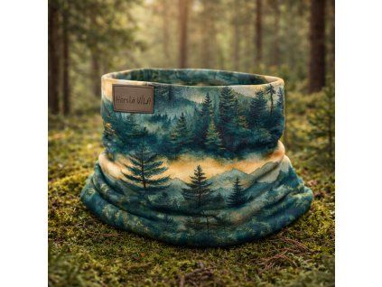 vzor v lese nákrčník