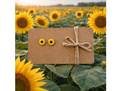 náušnice slunečnice