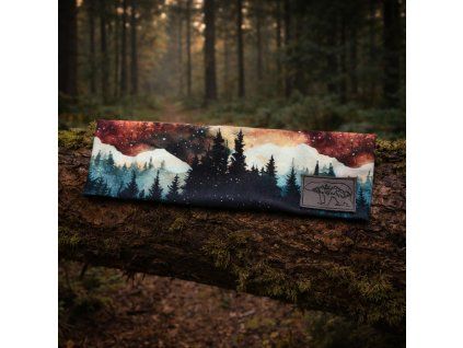 vzor hořící les čelenka