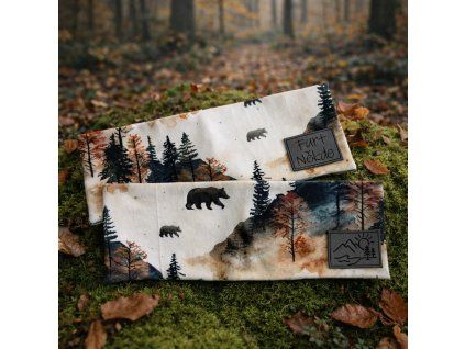 vzor medvědí čelenka