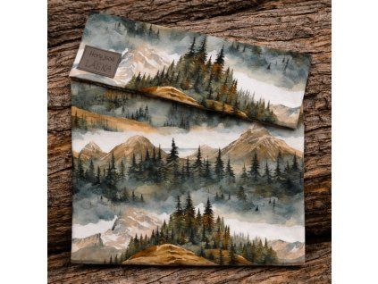 vzor hory čelenka nákrčník