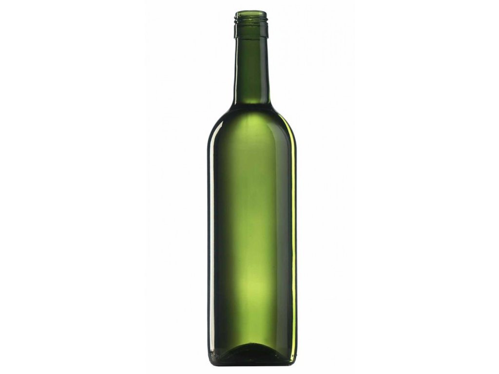 Butelka 0,75 l na zakrętkę oliwkowa