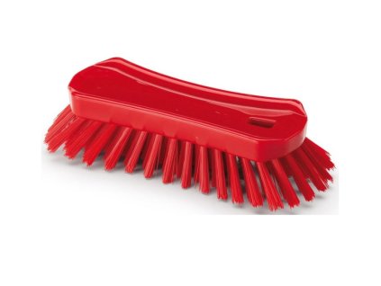 Szczotka ręczna, czerwona, 28,5 cm