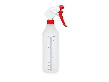 Opryskiwacz z podziałką 900 ml + czerwony 3 palce