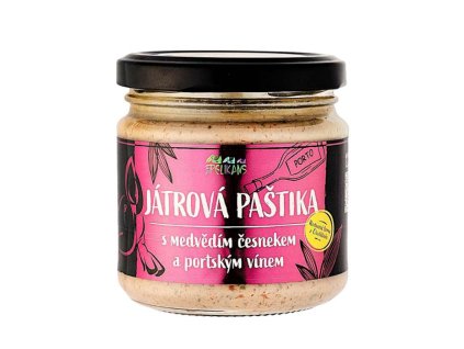 Pasztet z wątróbki z porto i czosnkiem niedźwiedzim 170 g