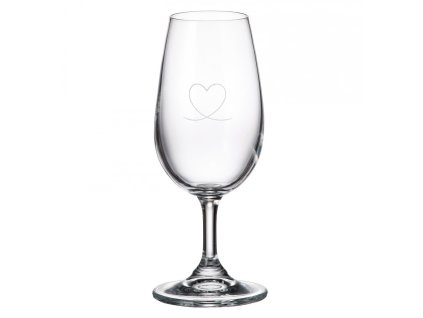 Kieliszek OIV z nadrukiem serca 210 ml