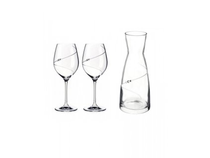 Kaseta - karafka + 2 szklanki.