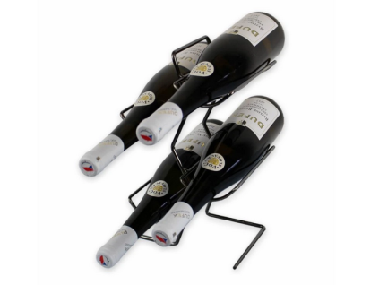 18677 kovovy stojan na 4 vina