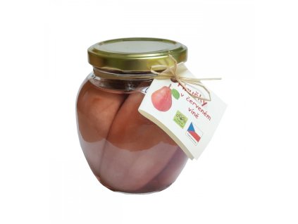Gruszki w czerwonym winie 370 ml