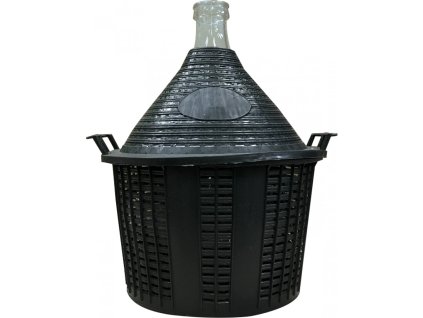 Balon 34 l butla gąsior na wino kosz plastikowy