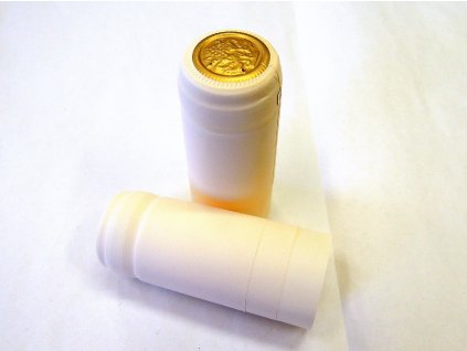 Kapturek termokurczliwy 55 kremowa ze złotą górą