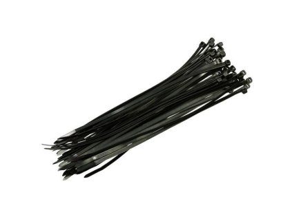 Opaski samozaciskowe 250 x 3,6 mm - 50 szt czarne