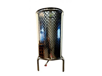 Zbiornik ze stali nierdzewnej 300 l z dnem stożkowym