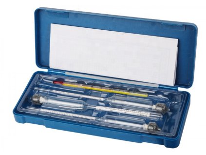 Termometr do alkoholu z termometrem 0 - 100 % ustawiony