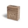 Pudełko Torba w pudełku 3l z nadrukiem drewna