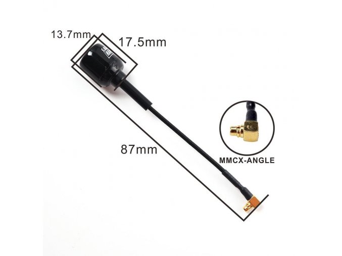 hglrc mini hammer antenna rhcplhcp smarp smammcxipex 25dbi super mini 58g for rc fpv drone 196847