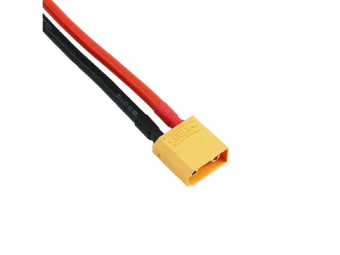 0016724 xt90 male w 12awg silicone wire 200mm