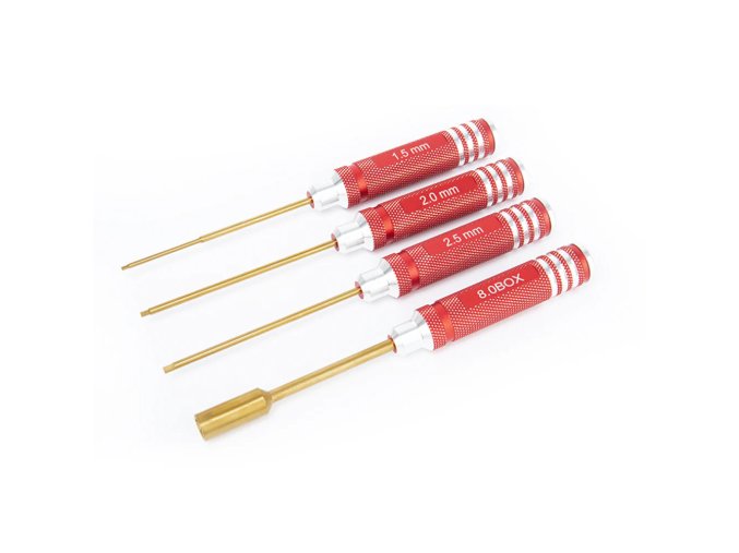 Hex Screw Driver Titanium Wrench Tools Kit 2