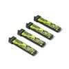 lava ii 1s 580mah 95c lihv battery 4pcs by betafpv