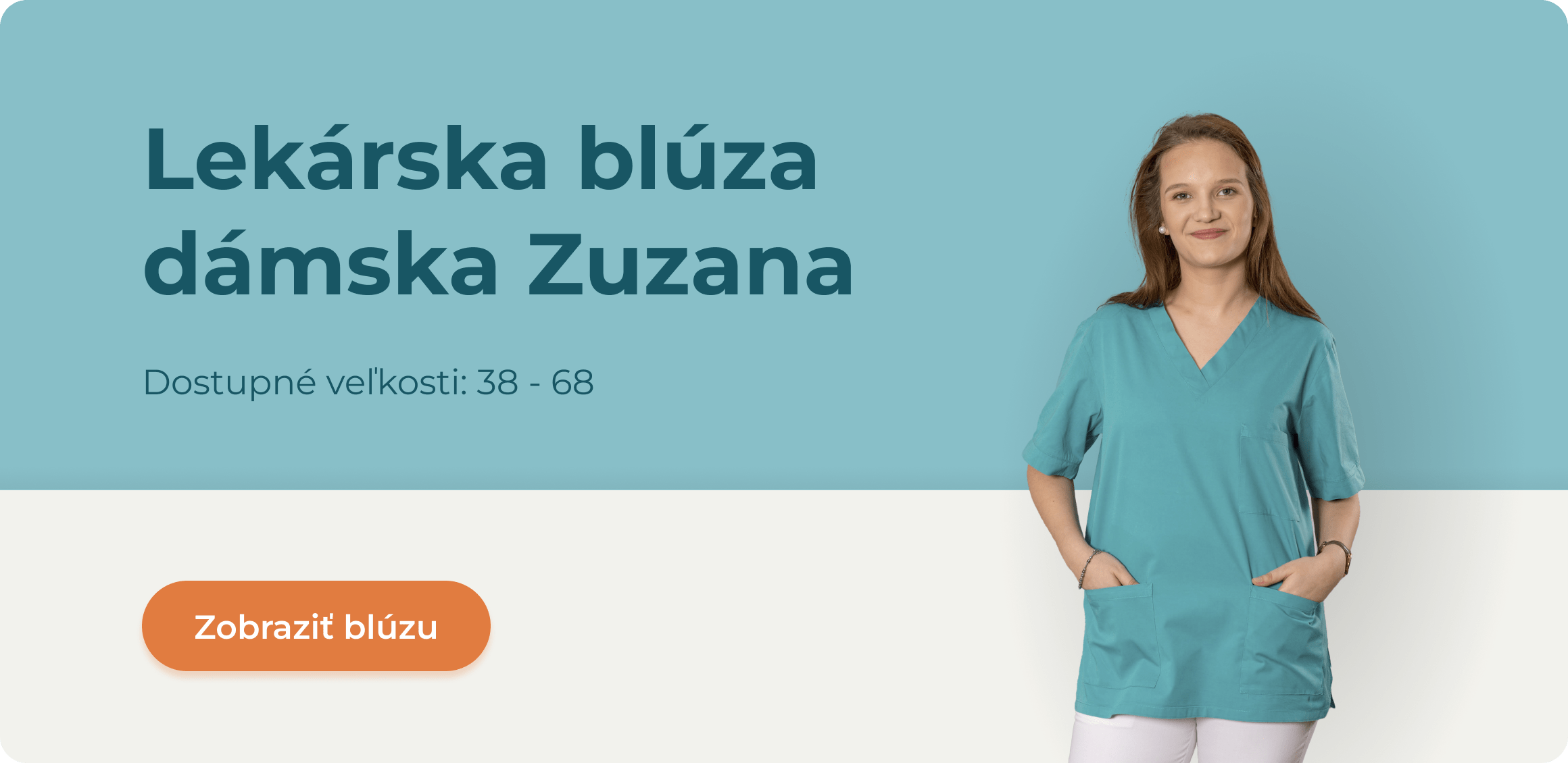 Lekárska blúza dámska Zuzana