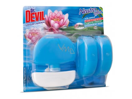 WC tekutý blok Dr.Devil Lotus lagoon 3x55ml