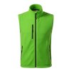 Fleecová vesta unisex EXIT 525 (Farba Green apple, Veľkosť 3XL)