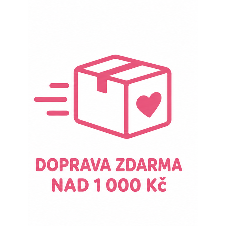 Doprava zdarma při objednávce nad 1000 Kč