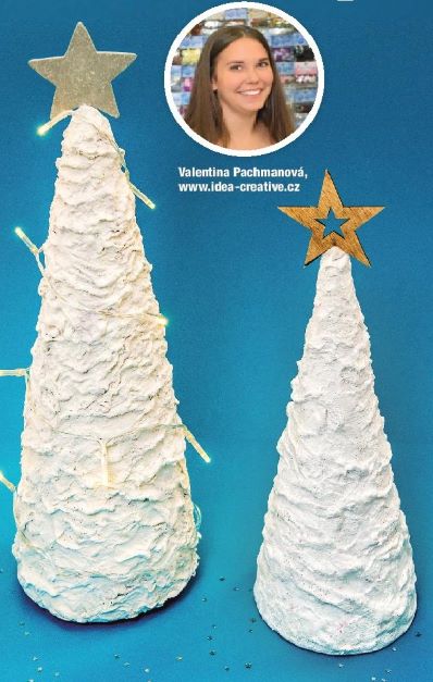 Tvoření pro děti - 12.12.2018 - Sádrové stromečky