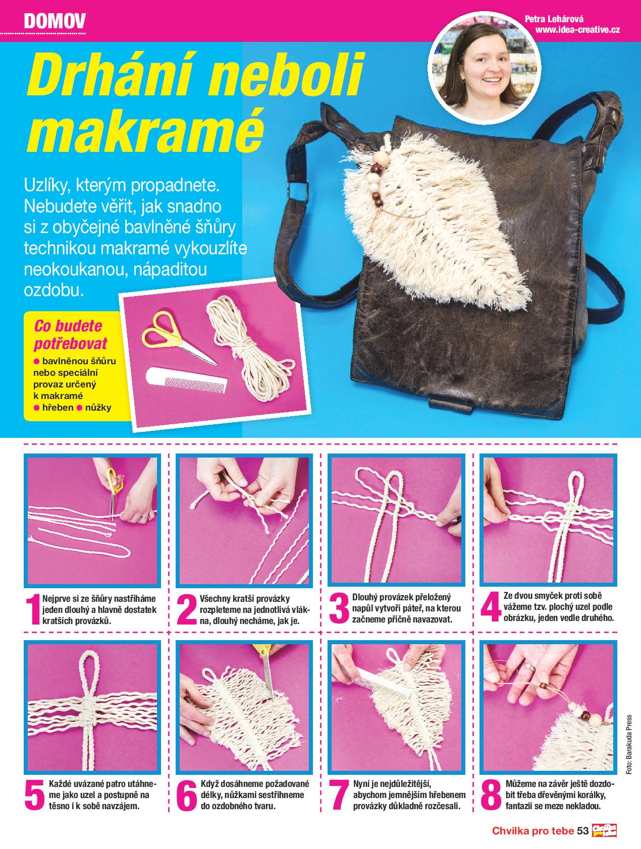 Drhání neboli makramé