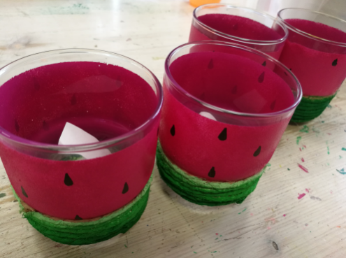 Tvoření pro děti - 29. 5. 2019 - Melounové skleničky