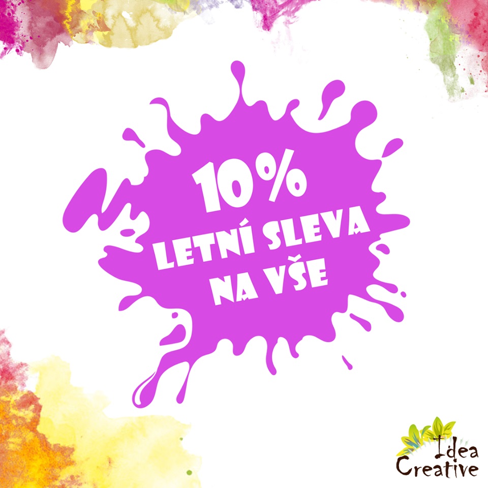 Letní Idea sleva 10% na všechny objednávky přes e-shop