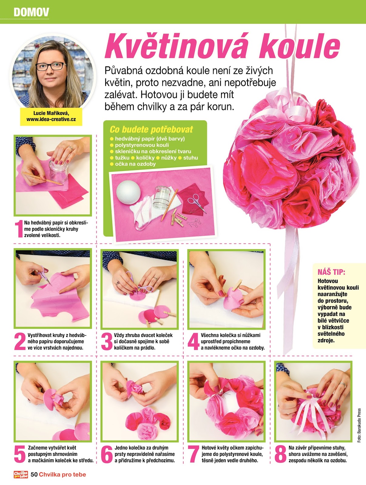 Tip na půvabnou jarní dekoraci