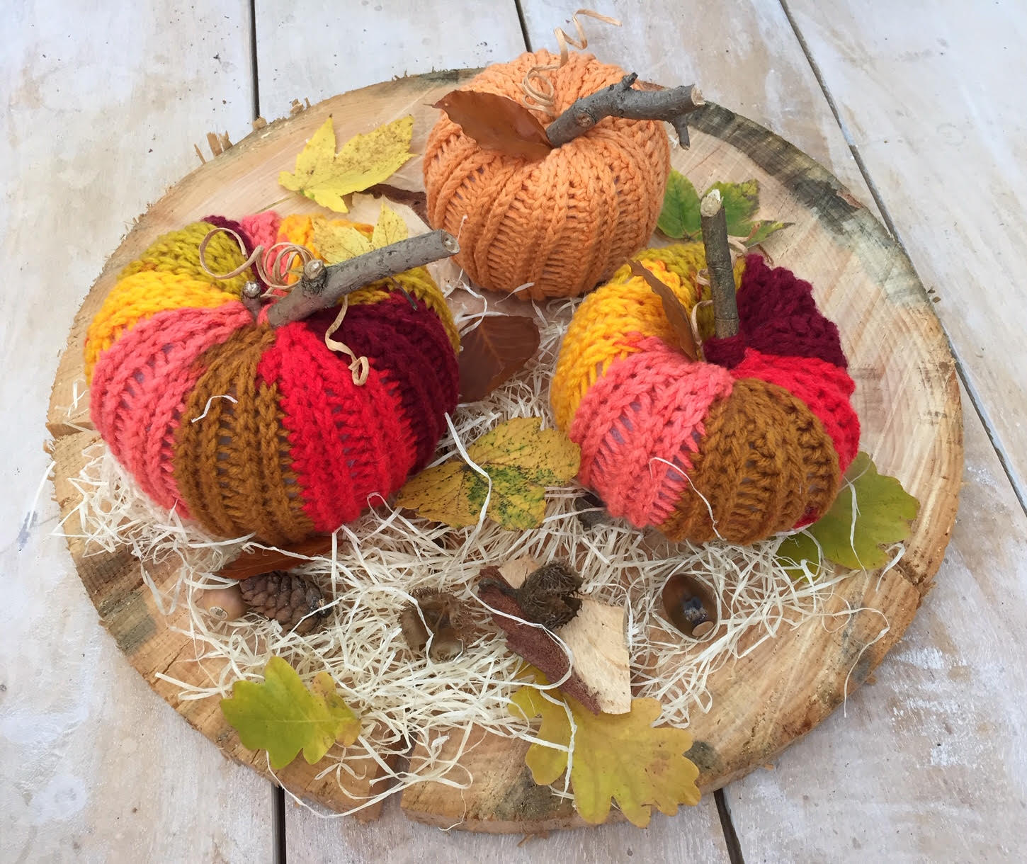 Háčkované dýně - návod