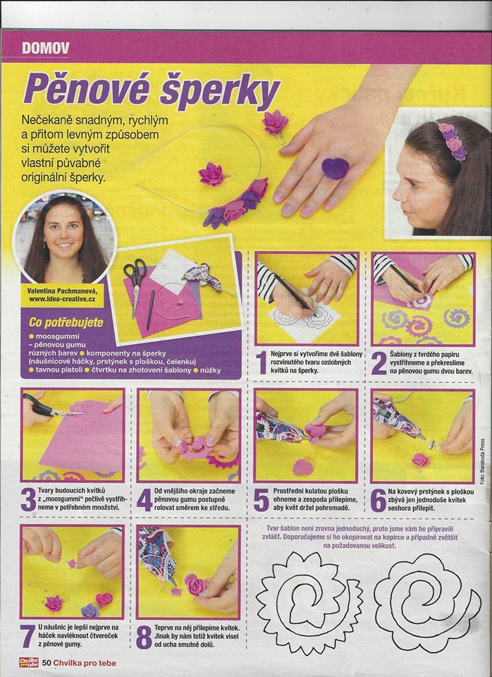 Je libo šperky z pěnovky?