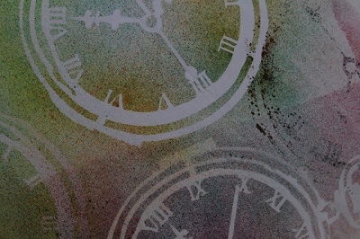 Textilní hrátky s barvami ve spreji